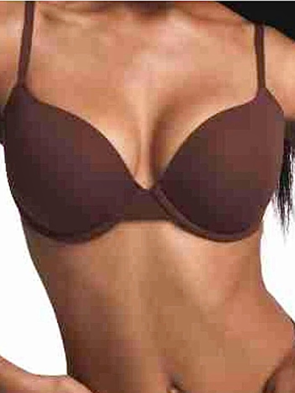 SKIMS Fits Everybody Bra Cocoa Brown 32H Lightly Lined Underwire T Shirt Bra NWT